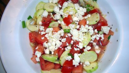 Tomato And Zucchini Salad Recipe Food Com