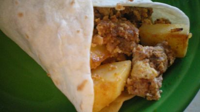 Chorizo Potatoes And Eggs Recipe Food Com