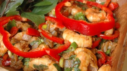 Easy Thai Coconut Shrimp And Rice Recipe Food Com