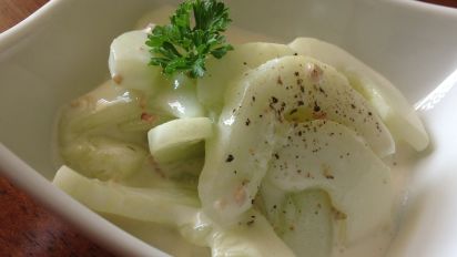 Sour Cream Cucumber Salad Recipe Food Com