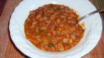 Chuckwagon Beans Frijoles A La Charra Recipe Food Com
