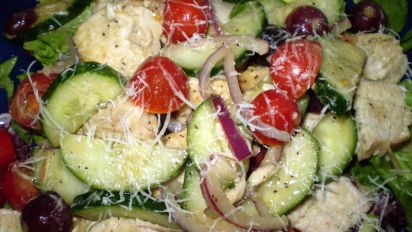 High Protein Greek Chicken Salad Recipe Food Com