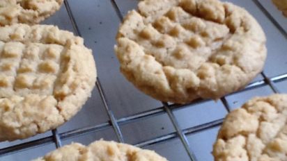 Old Fashioned Peanut Butter Cookies Recipe Food Com