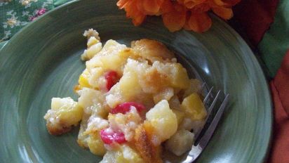 Simple Fruit Cocktail Cobbler Recipe Food Com