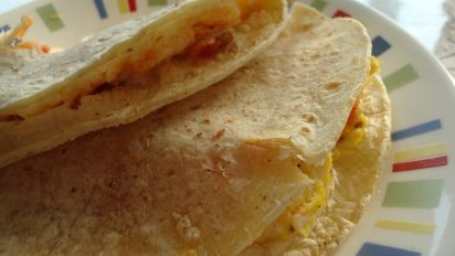 Bacon Egg And Cheese Quesadillas Recipe Food Com