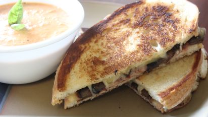 Mushroom Grilled Cheese Recipe Food Com