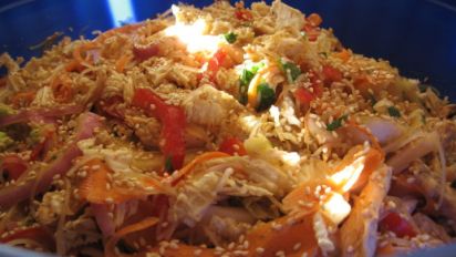 Chicken Salad With Rice Noodles Recipe Food Com
