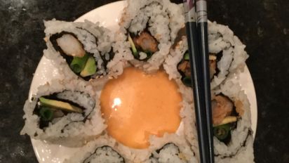 Crunchy Shrimp Roll Sushi Recipe Food Com