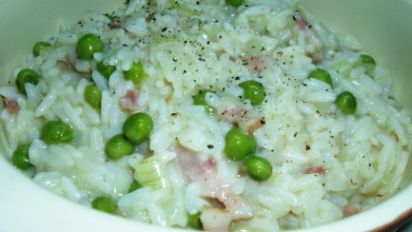 Pea And Ham Risotto Recipe Food Com Learn how to make ham risotto with sugar snap peas. food com