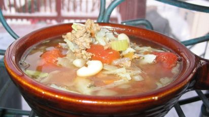 Hamburger Minestrone Soup South Beach Diet Recipe Food Com