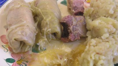 Sarma Croatian Sauerkraut Rolls Recipe Food Com
