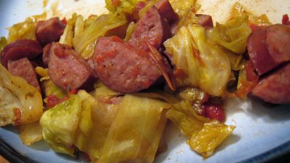 Stove Top Smoked Kielbasa And Cabbage Recipe Food Com