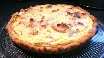 Goat Cheese Potato And Onion Tart Recipe Food Com