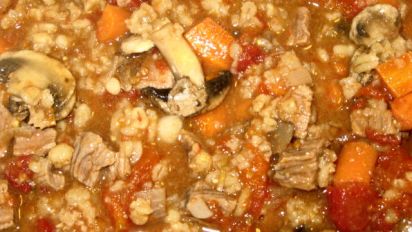 Hearty Beef And Barley Stew Recipe Food Com