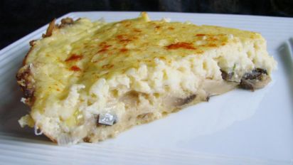 Mushroom Crust Quiche Recipe Food Com