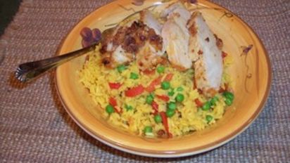 Cuban Chicken With Yellow Rice Recipe Food Com
