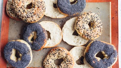 Home Baked Bagels Recipe Food Com