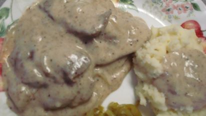 Deer Steaks And Gravy Venison Recipe Food Com