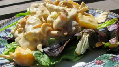 Curried Chicken Salad With Mangoes And Cashews Recipe Food Com