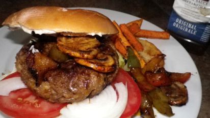 A1 steak sauce burgers