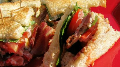 Blt Club Sandwich Recipe Food Com
