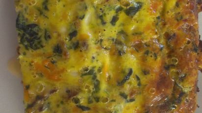 Crustless Spinach And Cheese Quiche Recipe Food Com