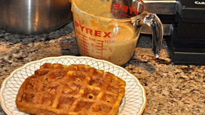 Decadent Pumpkin Pie Belgian Waffles Recipe Food Com