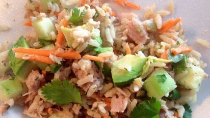 Tuna Brown Rice Salad Recipe Food Com