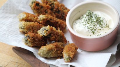 Crispy Fried Pickles Recipe Food Com Sure to become your new favorite appetizer! crispy fried pickles