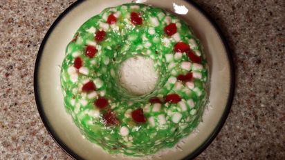 Lime Jell O Marshmallow Holiday Mold Recipe Food Com