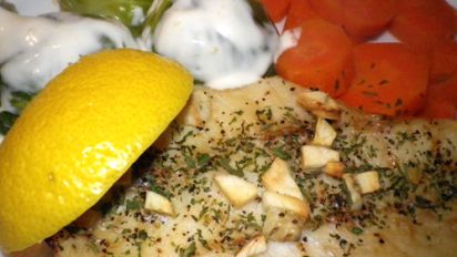Salmon Or Tuna Steak With Garlic And Parsley Recipe Food Com