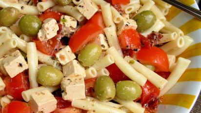 Mediterranean Style Pasta Salad Recipe Food Com