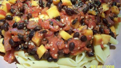 Penne Pasta With Black Beans And Mango Recipe Food Com Knead the pasta mixture until a dough is formed which is similar to the consistency of. penne pasta with black beans and mango