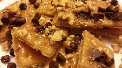 Saltine Candy Toffee Recipe Food Com
