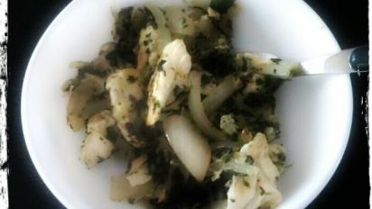 Scrambled Egg Whites W Spinach Garlic For One Recipe Food Com