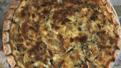 Spinach Artichoke Crustless Quiche Low Carb Evolving Table