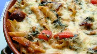 Make Ahead Italian Sausage And Pasta Bake Recipe Food Com