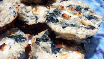 Mini Spinach And Cottage Cheese Pies Recipe Food Com