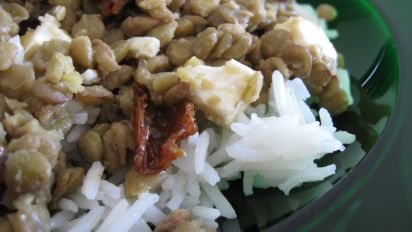 Lentils With Sun Dried Tomatoes And Feta Recipe Food Com