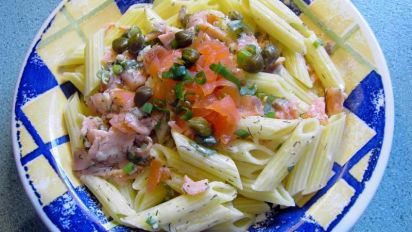 Smoked Salmon And Capers In A Champagne Sauce For Pasta Recipe