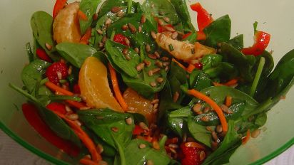 Spring Spinach Salad Recipe Food Com