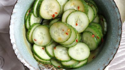Ww Sweet Hot Marinated Cucumbers 0 Points Recipe Food Com