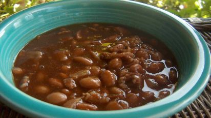 V S Kicked Up Baked Beans Slow Cooker Recipe Food Com