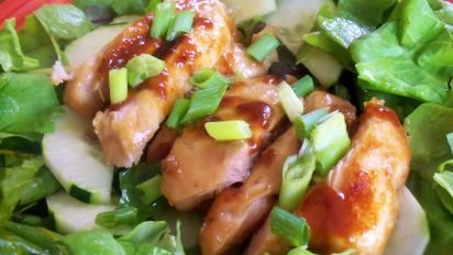 Asian Grilled Chicken Salad Recipe Food Com