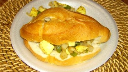 Moroccan Style Potato And Egg Sandwiches Recipe Food Com Salad of cooked greens such as mallow leaves, or spinach, and parsley, cilantro, lemon, olives. moroccan style potato and egg sandwiches