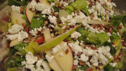 Pear And Goat Cheese Salad Recipe Food Com
