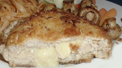 Breaded Veal Cutlet With Brie Recipe Food Com