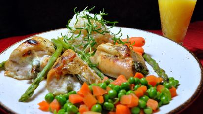 Creamy Asparagus Stuffed Chicken Breast Recipe Food Com