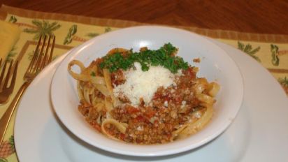 Mario Batali S Fettuccine Bolognese Recipe Food Com