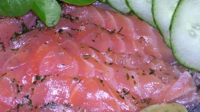 Gravlax Marinated Salmon Recipe Food Com